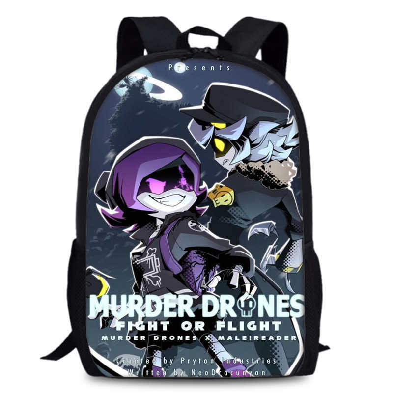 Drone Backpack - Murder Drones Anime Peripheral Backpack Versatile