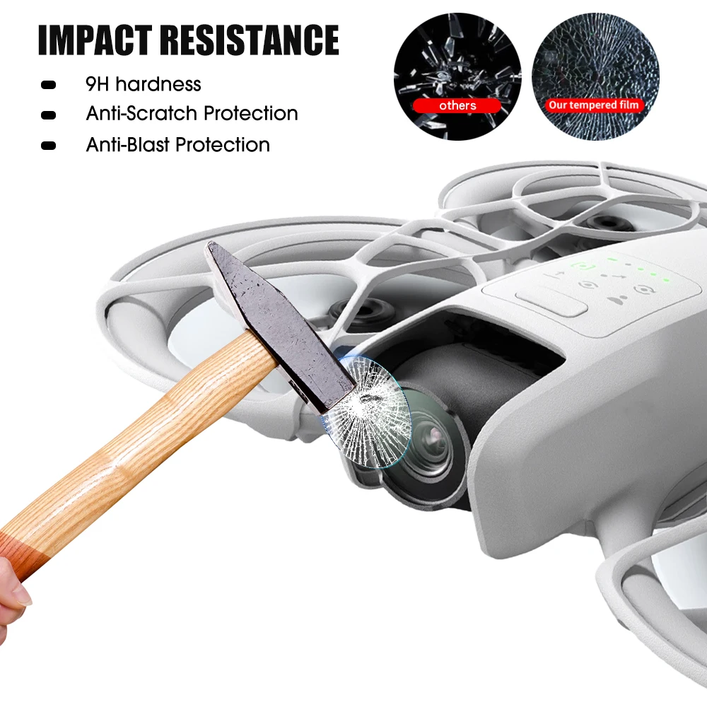 10/5/1PCS Tempered Glass Camer - Drone Neck Strap recension och pris