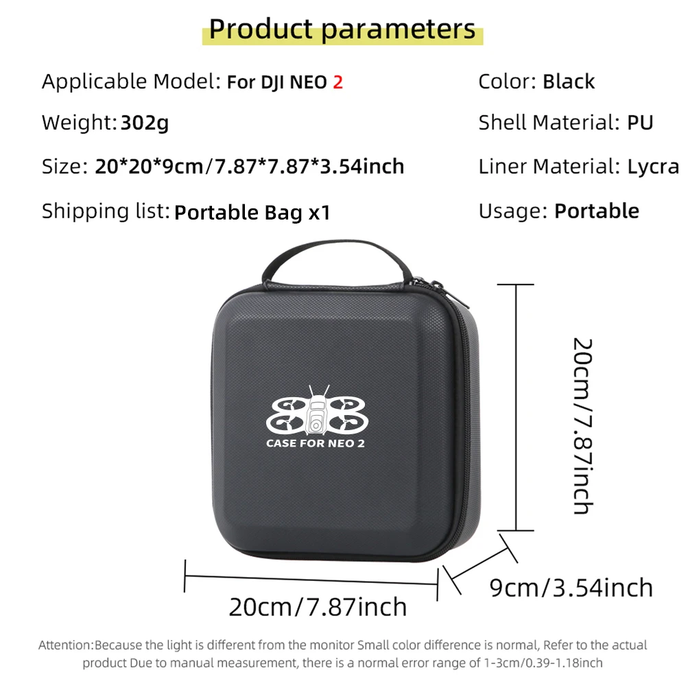 Anti-Scratch Dustproof Storage - Drone Hard Shell Case recension och pris