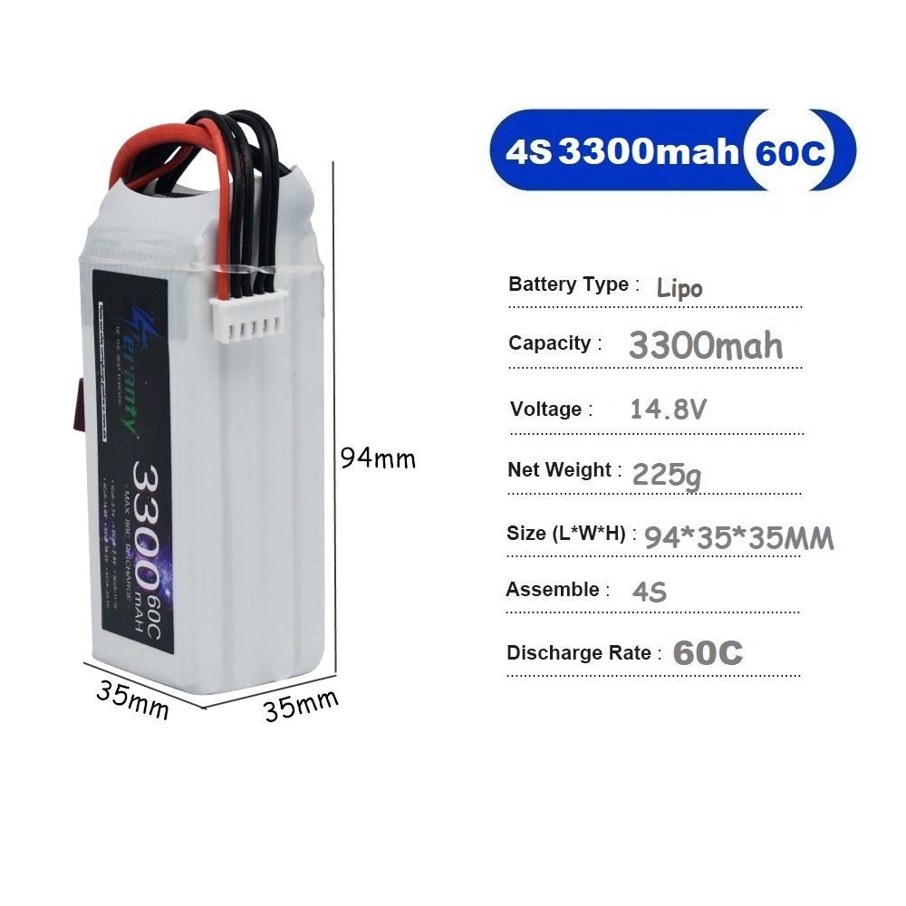 LiPo Rechargeable Battery 4S 3 - Drone Battery Adapter recension och pris