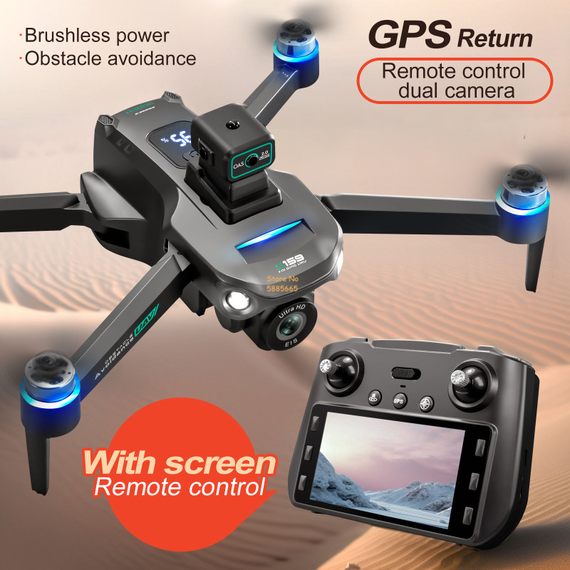 8K Dual Camera 5G WIFI FPV Rem - Drone Power Bank recension och pris