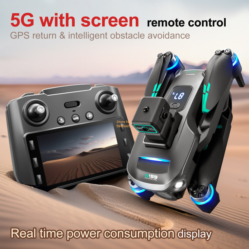 8K Dual Camera 5G WIFI FPV Rem - Drone Power Bank recension och pris