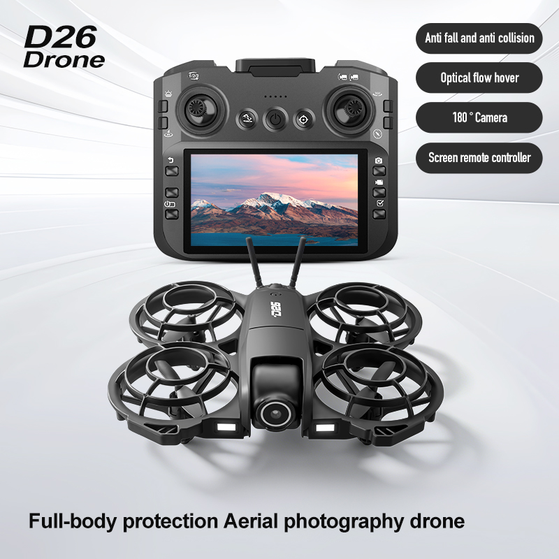 D26 Drone 4K Aerial HD 180° Ca - Drone Power Bank recension och pris