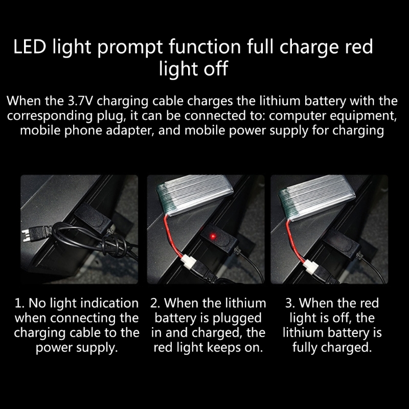 3.7V Lithium Battery USB Charg - Drone Power Bank recension och pris