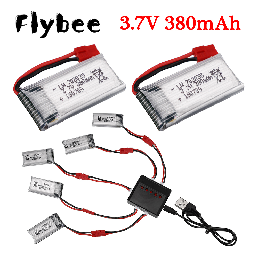 3.7V 380mAh Lipo Battery With  - Drone Battery Charger recension och pris