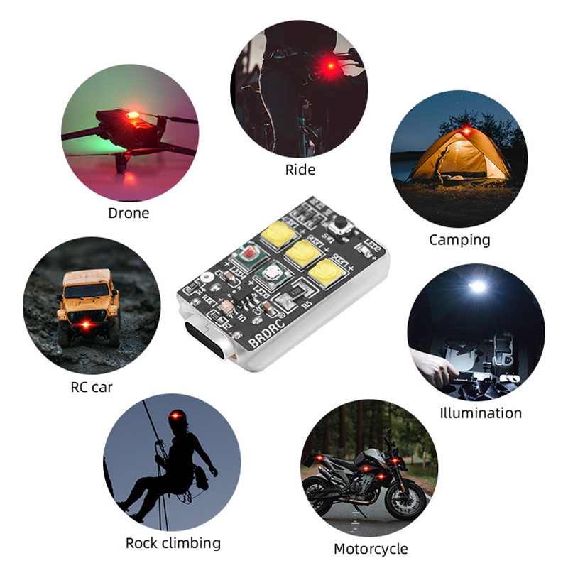 Mini Drone Strobe Light for DJ - Drone Strobe Light recension och pris