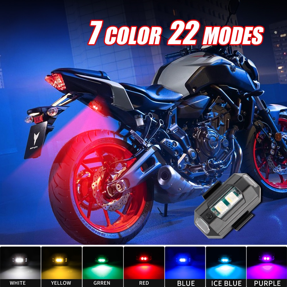 1PC 7 Color Mini USB Charging  - Drone Strobe Light recension och pris