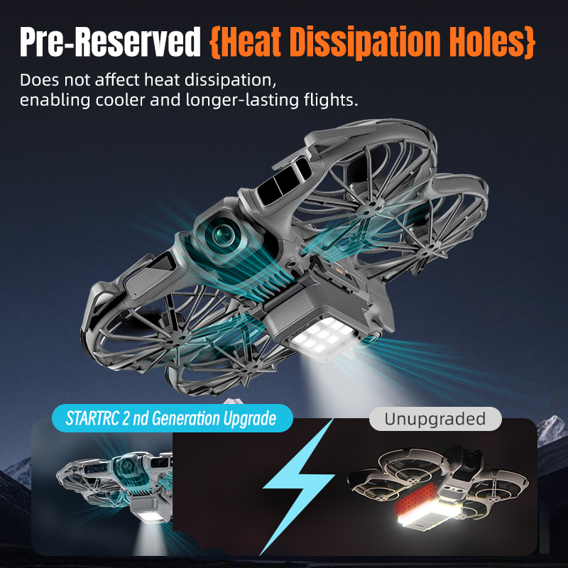 STARTRC LED Landing Gear for D - Drone Strobe Light recension och pris