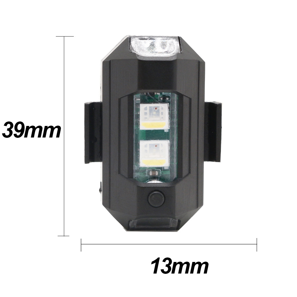 Motorcycle LED RGB Warning Lig - Drone Strobe Light recension och pris