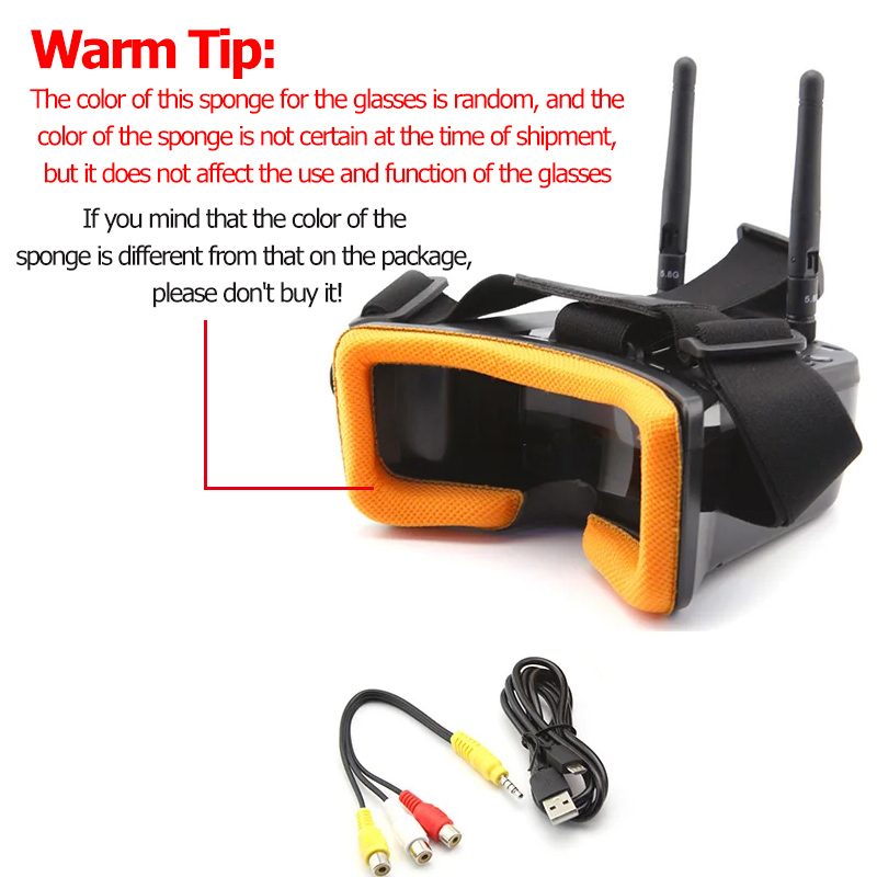 VR009 FPV Video Goggles 3Inch  - Drone Controller Screen recension och pris